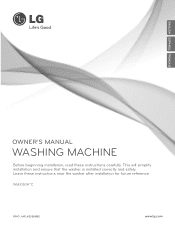 LG WM3150HVC Owner's Manual