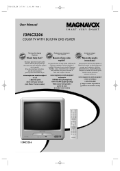 Magnavox 13MC3206 User manual,  English (US)