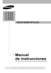 Samsung LN-R269D User Manual (user Manual) (ver.1.0) (Spanish)