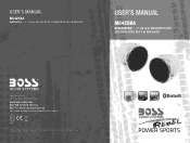 Boss Audio MC425BA User Manual