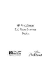 HP Photosmart s20 HP PhotoSmart S20 Photo Scanner - Basics, User's Guide