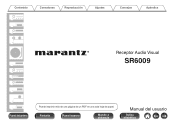 Marantz SR6009 SR6009 Owner Manual In Spanish