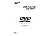 Samsung DVD-HD931 User Manual (ENGLISH)