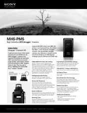 Sony MHS-PM5/V Marketing Specifications