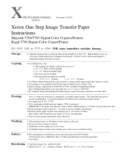 Xerox 790DP 5790 / 5760 / 5765 Xerox One Step Image Transfer Paper