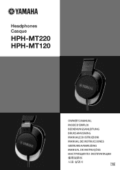 Yamaha HPH-MT120 HPH-MT220/HPH-MT120 Owners Manual