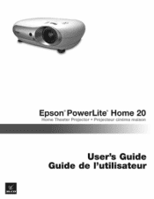 Epson PowerLite Home 20 User Manual