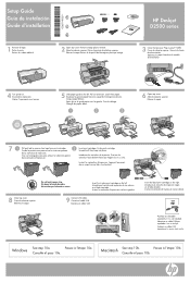 HP Deskjet D2500 Setup Guide