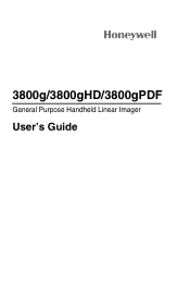 Honeywell 3800gHD User Guide