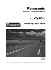 Panasonic CQ5100U CQ5100U User Guide