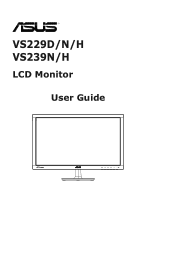 Asus VS239HV VS229/VS239 Series User Guide for English Edition