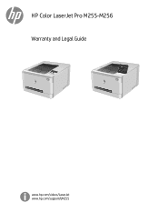 HP Color LaserJet Pro M255-M256 Warranty and Legal Guide