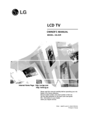 LG 23LX2R Owners Manual