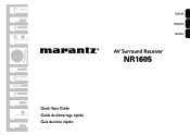 Marantz NR1605 Quick Start Guide in English