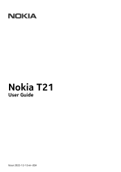 Nokia T21 User Manual