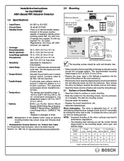 Bosch DS935Z Installation Instructions