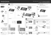 Insignia NS-24D510NA17 Quick Setup Guide English