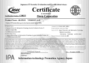 Sharp AR-FR22 Common Criteria Certificate