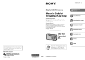 Sony DSC-S40 Operating Instructions (Camera)