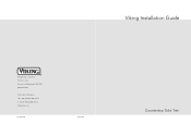 Viking VISC5304BSS Countertop Side Trim - Installation Instructions