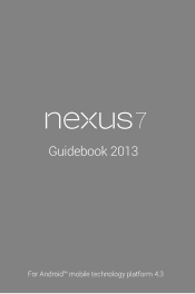 Asus Nexus 7 2013 Nexus 7 2013 LTE English Version User manual