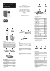 HP d260 HP Compaq Business Desktop d260 Microtower Model, Illustrated Parts Map