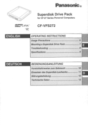 Panasonic CFVFS272W CFVFS272W User Guide