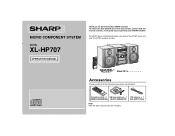 Sharp XL-HP707 XL-HP707 Operation Manual