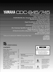 Yamaha CDC-745 Owner's Manual