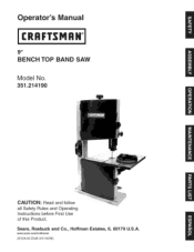 Craftsman 21419 Operation Manual
