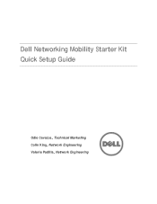 Dell PowerConnect W-IAP175P Dell Instant 6.1.3.1-3.0.0.0 Mobility Starter Kit Quick Setup Guide
