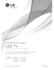 LG 50LN5400 Owners Manual