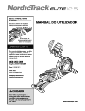 NordicTrack Elite 12.5 Elliptical Portuguese Manual