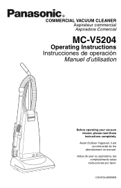 Panasonic MCV5204 MCV5204 User Guide