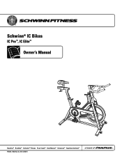 Schwinn IC Elite Indoor Cycling Bike Owner's Manual