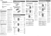 Sony ICD-P17 Operating Instructions