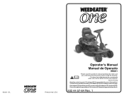 Weed Eater ONE Owner Manual