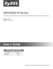 ZyXEL SBG3300-N Series User Guide