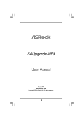 ASRock K8Upgrade-NF3 User Manual