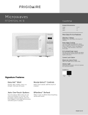 Frigidaire FFCM0724LB Product Specifications Sheet (English)