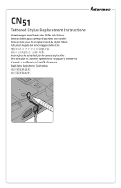 Intermec CN51 CN51 Tethered Stylus Replacement Instructions