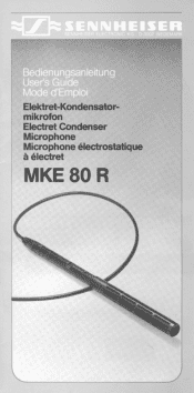 Sennheiser MKE 80 Instructions for Use