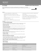 Sony HT-CT260H Marketing Specifications