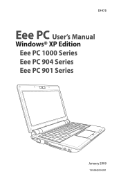 Asus Eee PC 1000HE User Manual