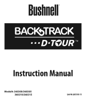 Bushnell Backtrack D-Tour User Manual