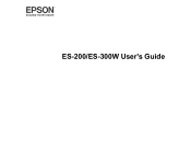 Epson WorkForce ES-200 Users Guide