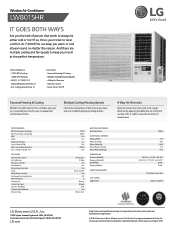 LG LW8015HR Specification - English