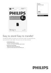 Philips FM08MD45B Leaflet