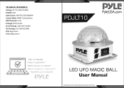 Pyle PDJLT10 Instruction Manual