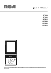 RCA SL5004 User Manual - SL5008 (French)